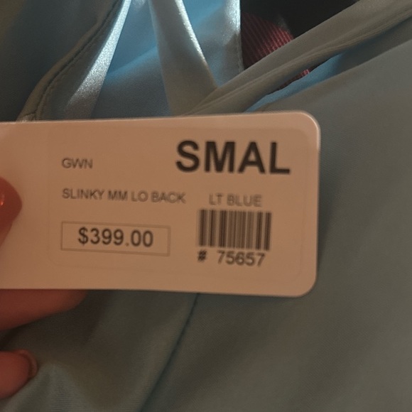 GWN Light Blue Prom Dress - Picture 5 of 5